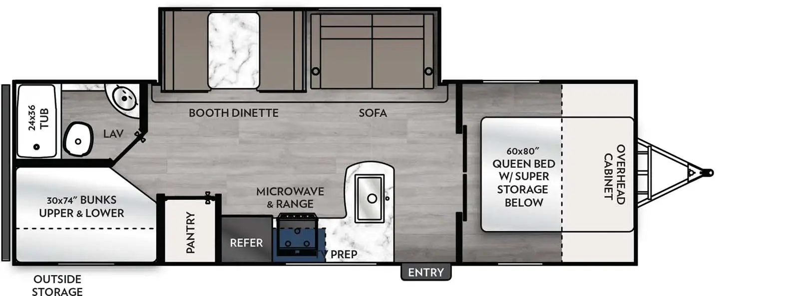 26BHX Floorplan Image